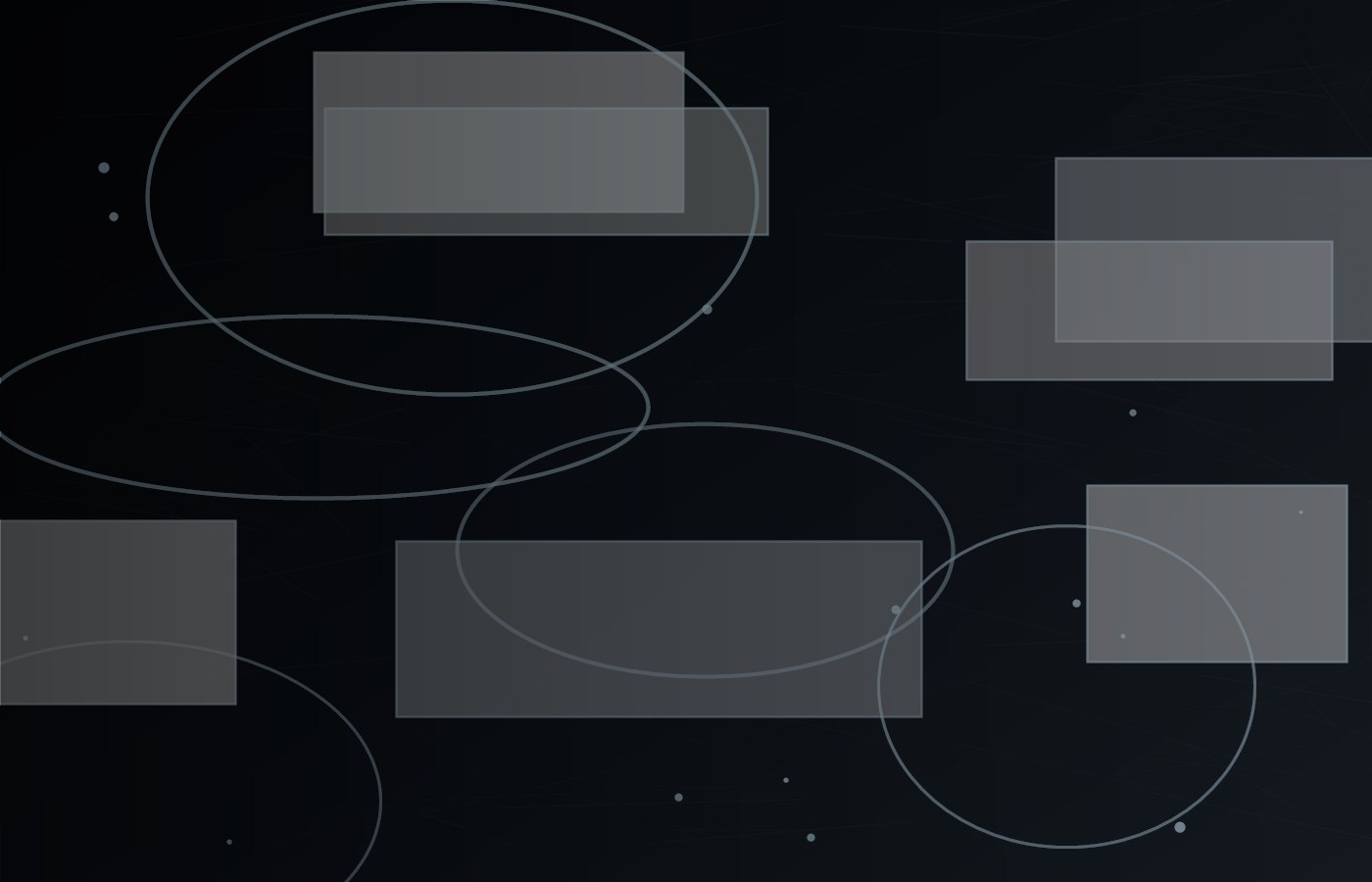 Layered esports broadcast panels over a dark graphite field